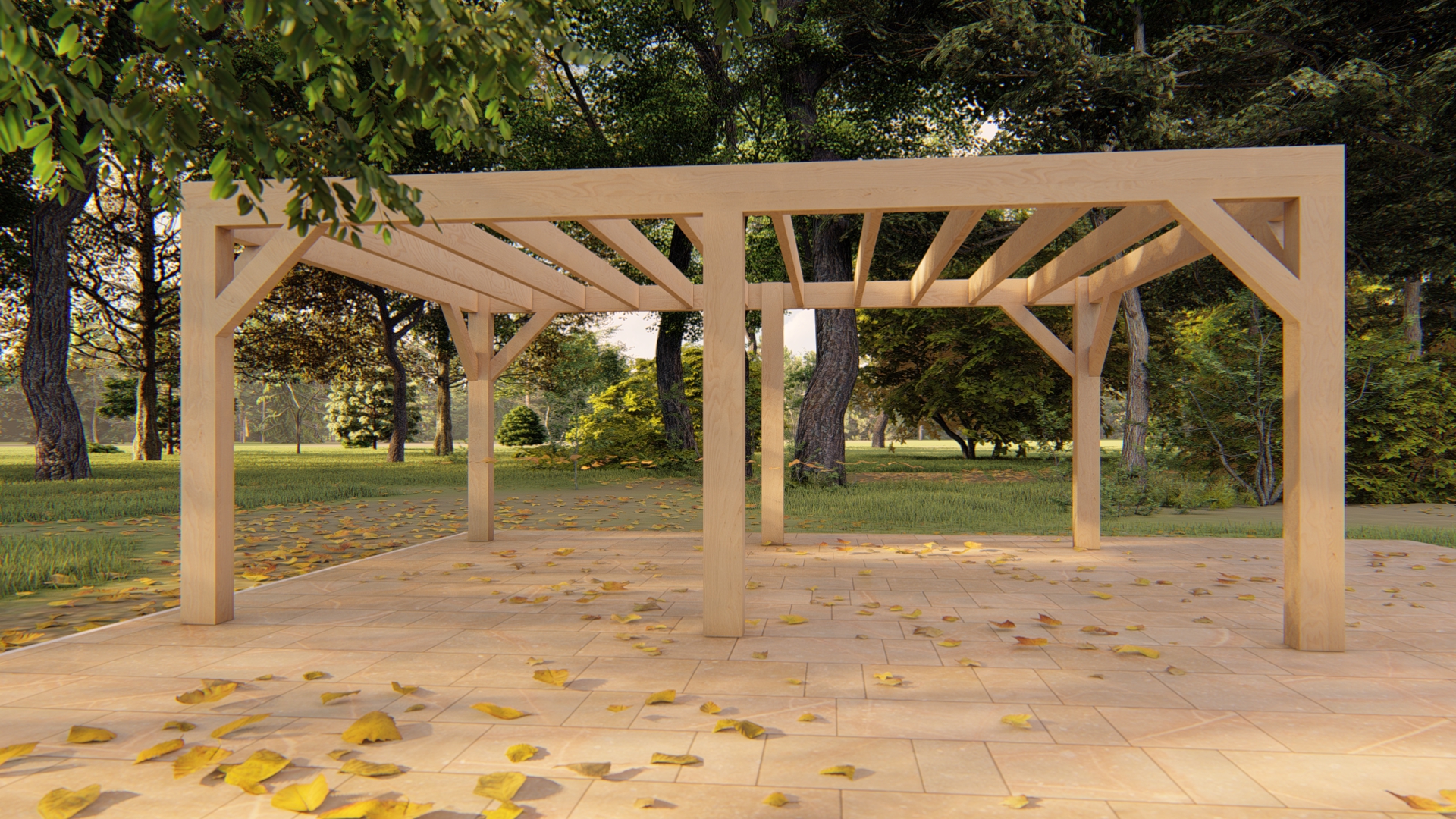 6) Pergola